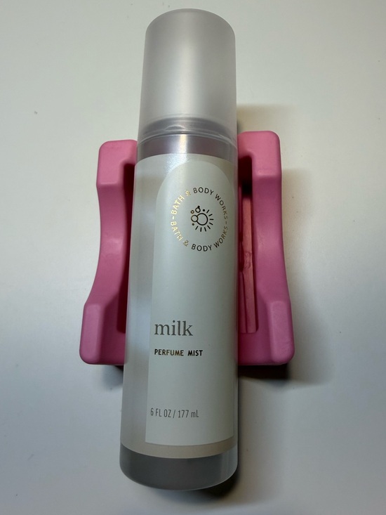 Bath & Body Works Other - Bath & Body Works Milk Perfume Mist - White with Pink Accent